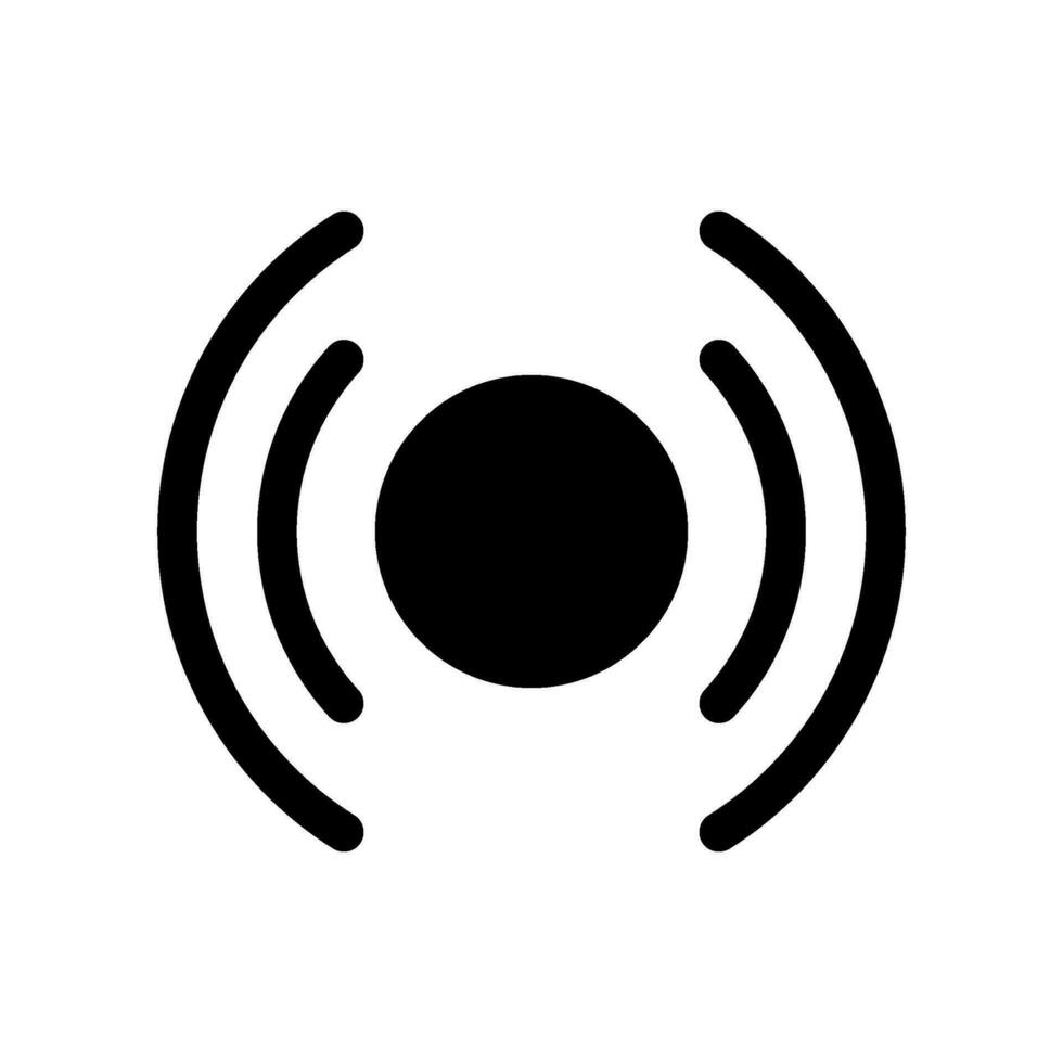 Broadcast Icon Vector Symbol Design Illustration