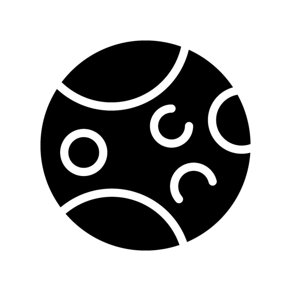 Luna icono vector símbolo diseño ilustración