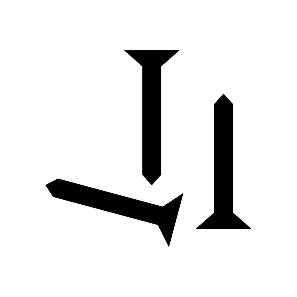 Nail Icon Vector Symbol Design Illustration