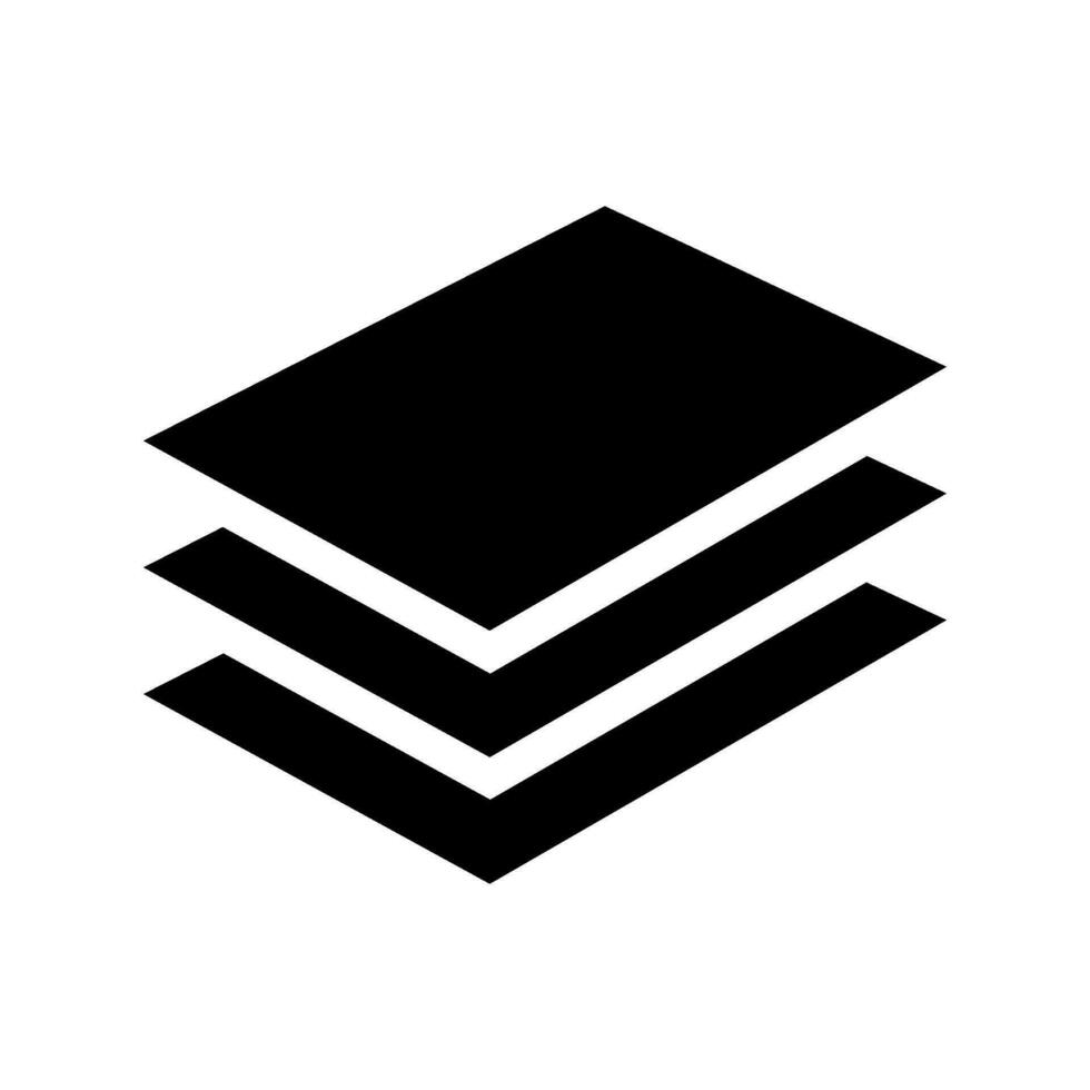 Layers Icon Vector Symbol Design Illustration