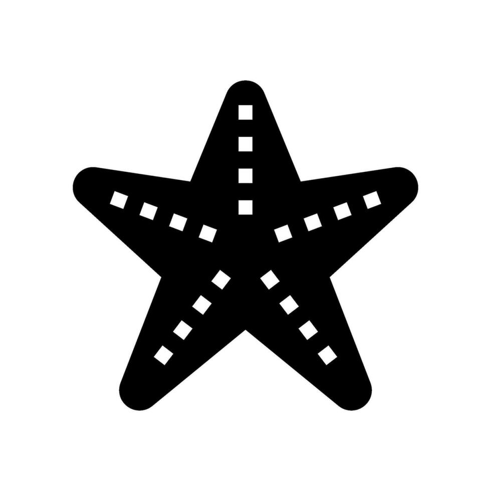 Starfish Icon Vector Symbol Design Illustration