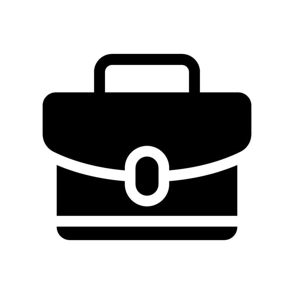 Briefcase Icon Vector Symbol Design Illustration