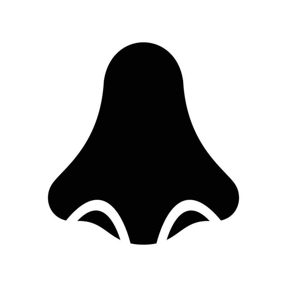 nariz icono vector símbolo diseño ilustración