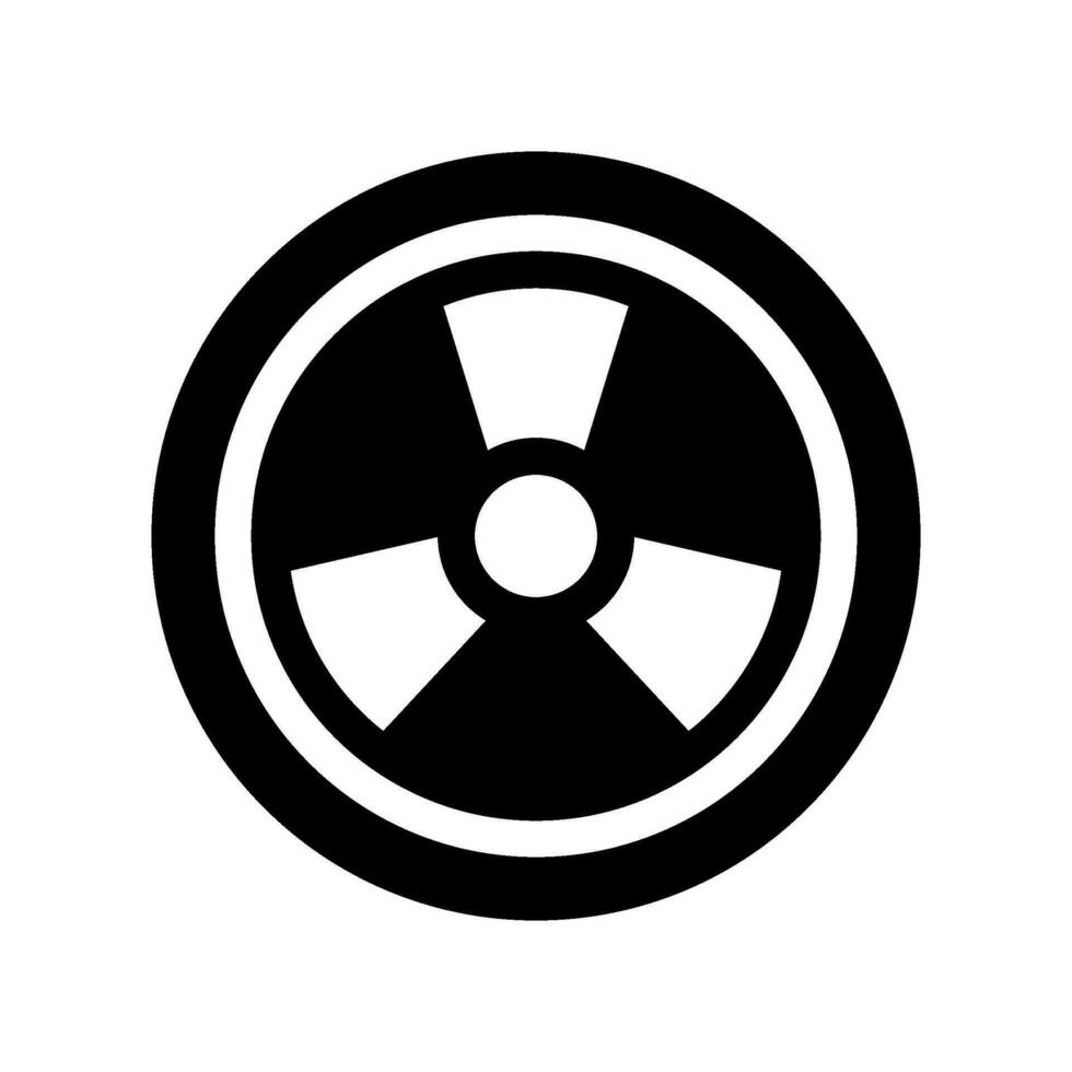 Radiation Icon Vector Symbol Design Illustration