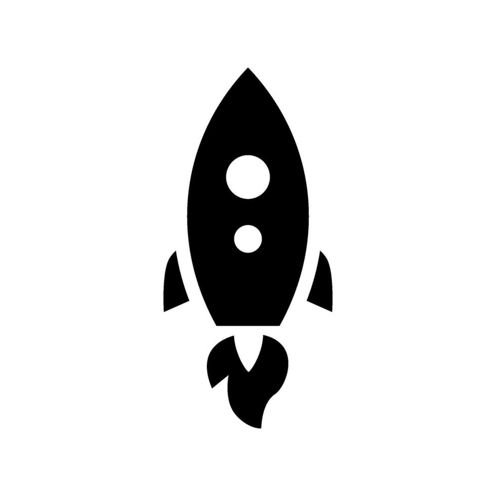 Rocket Icon Vector Symbol Design Illustration