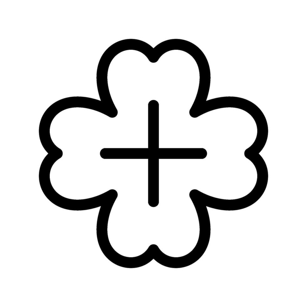 Clover Icon Vector Symbol Design Illustration