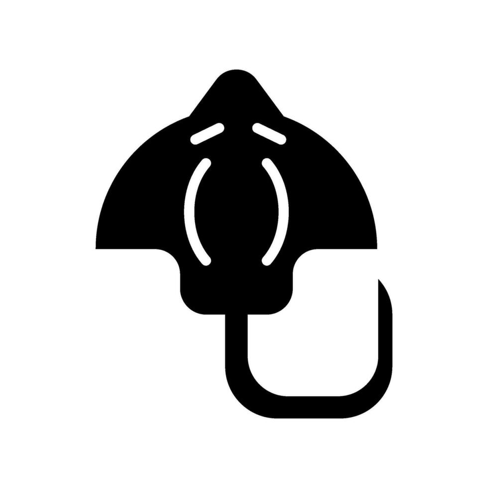 mantarraya icono vector símbolo diseño ilustración