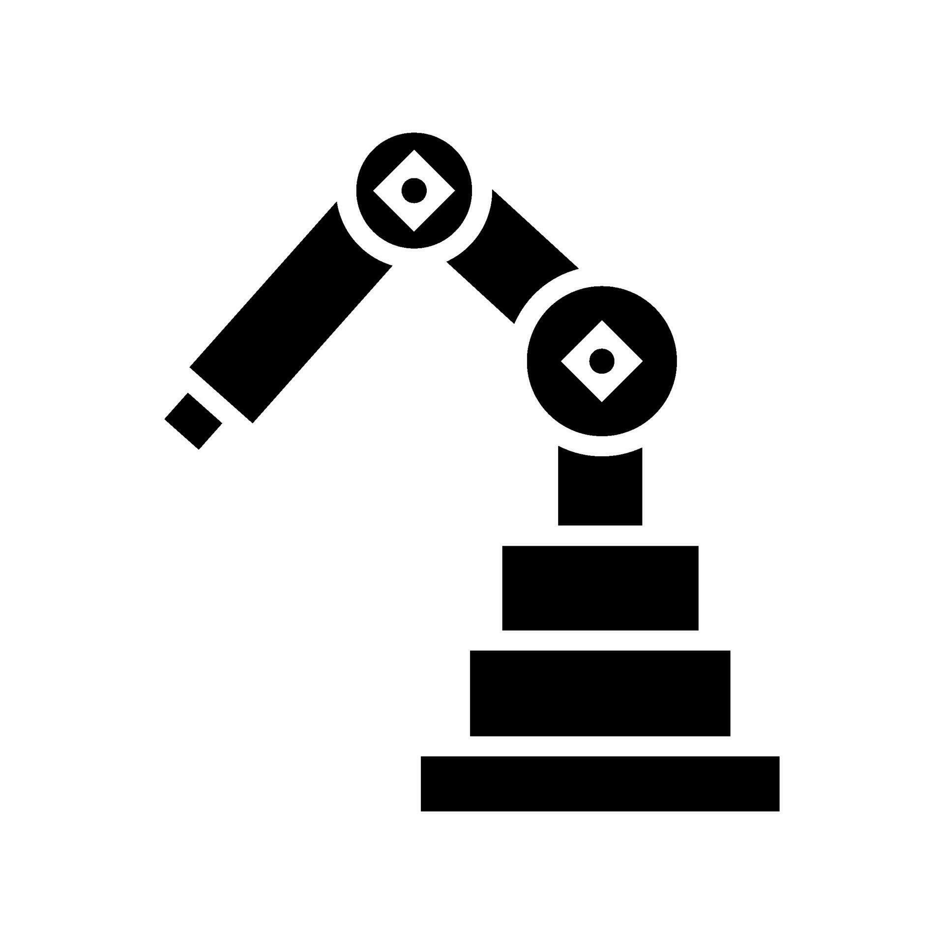 Industrial Robot Icon Vector Symbol Design Illustration 26221677 Vector