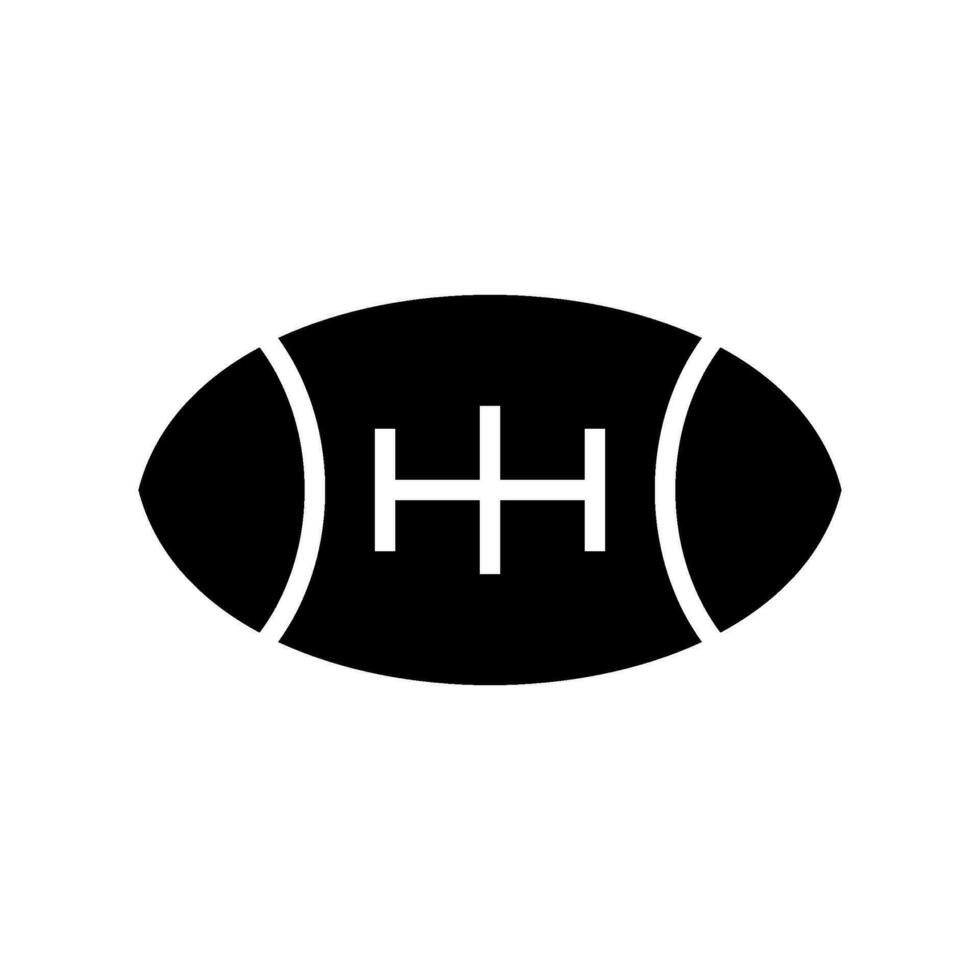 Rugby Icon Vector Symbol Design Illustration