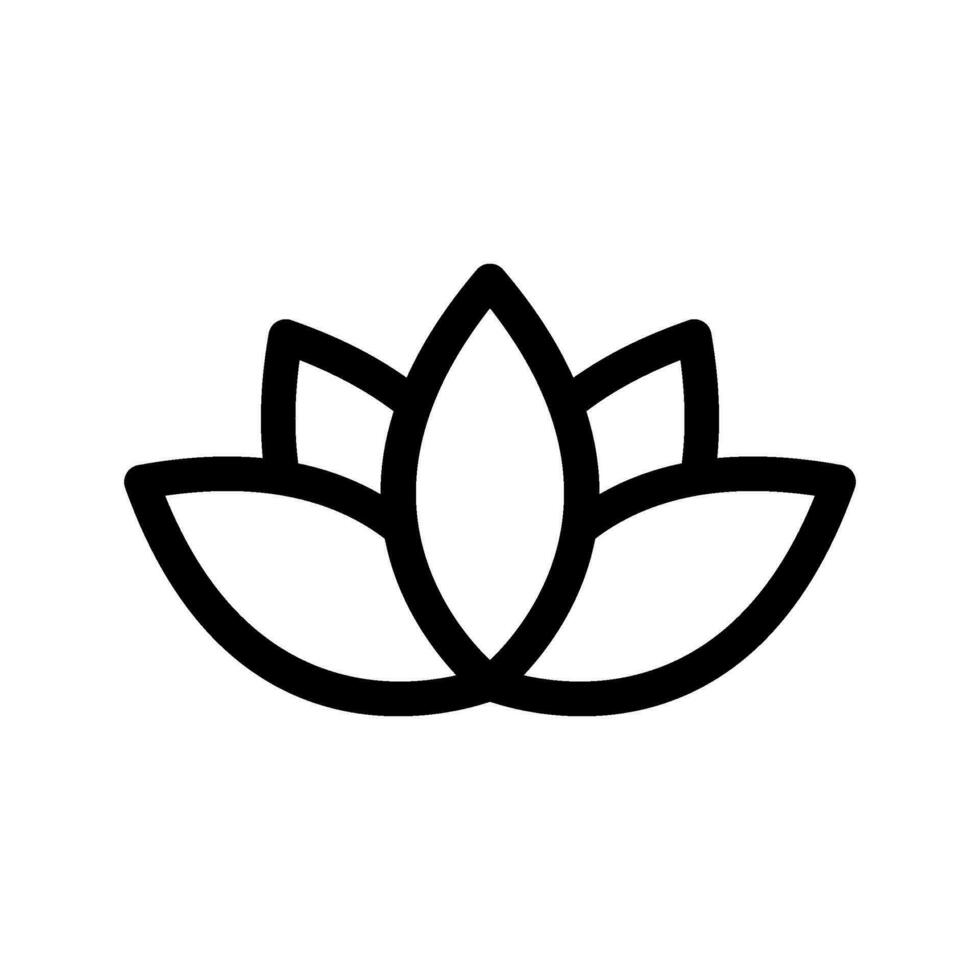 Lotus Icon Vector Symbol Design Illustration