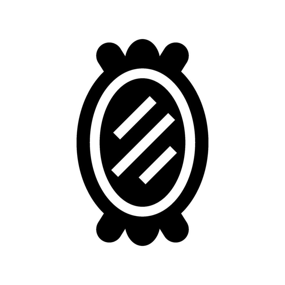 espejo icono vector símbolo diseño ilustración