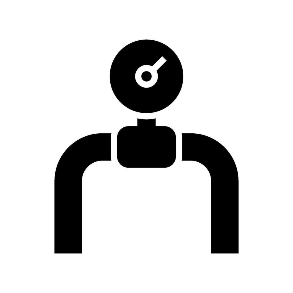 Pipe Meter Icon Vector Symbol Design Illustration