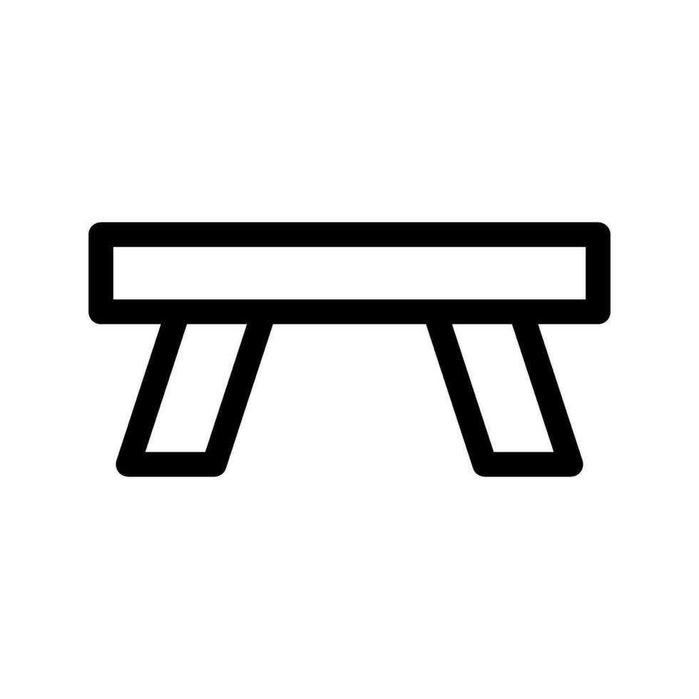 Coffee Table Icon Vector Symbol Design Illustration