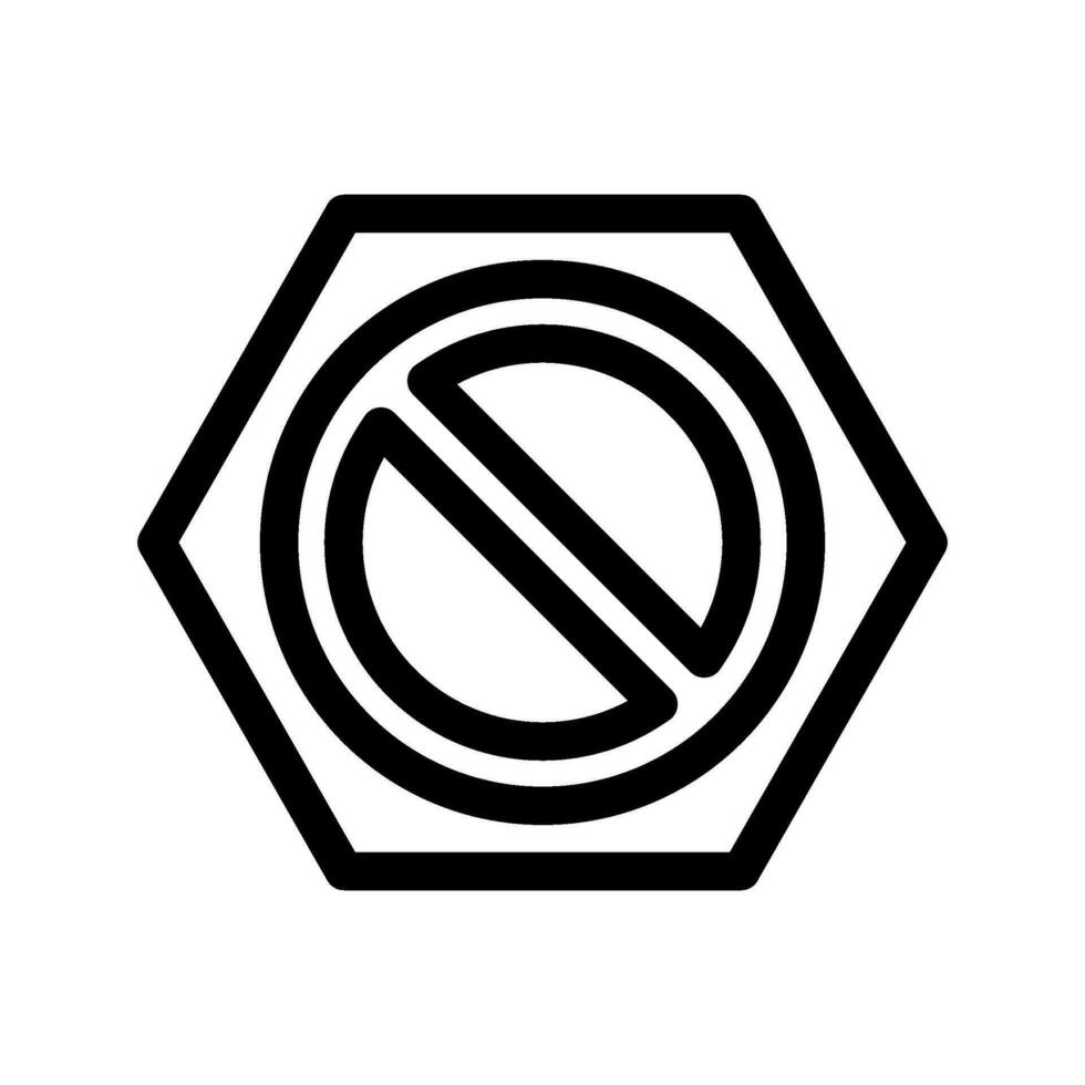 Block Icon Vector Symbol Design Illustration