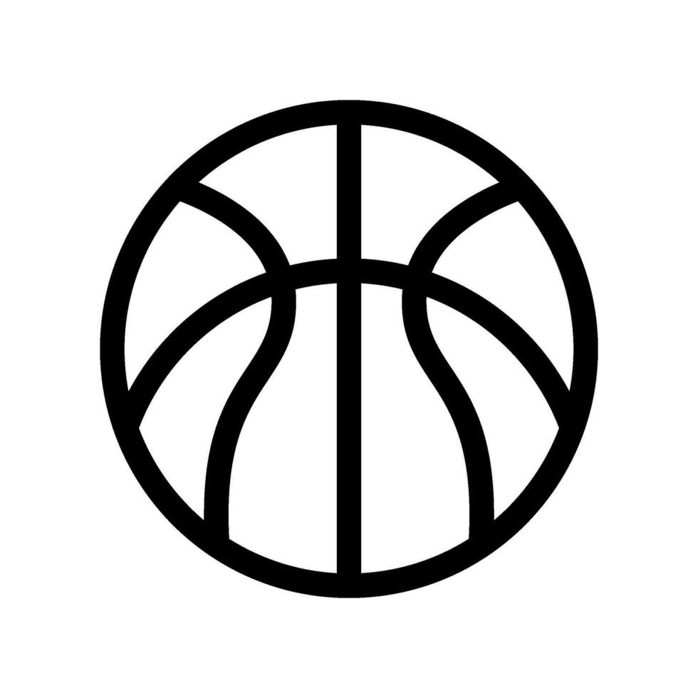 Basketball Icon Vector Symbol Design Illustration