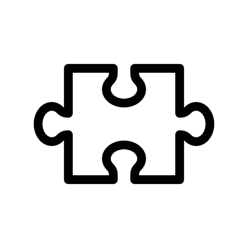 Puzzle Icon Vector Symbol Design Illustration