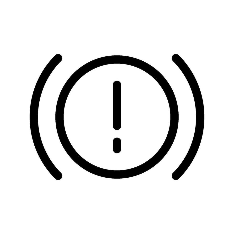 Brake Icon Vector Symbol Design Illustration
