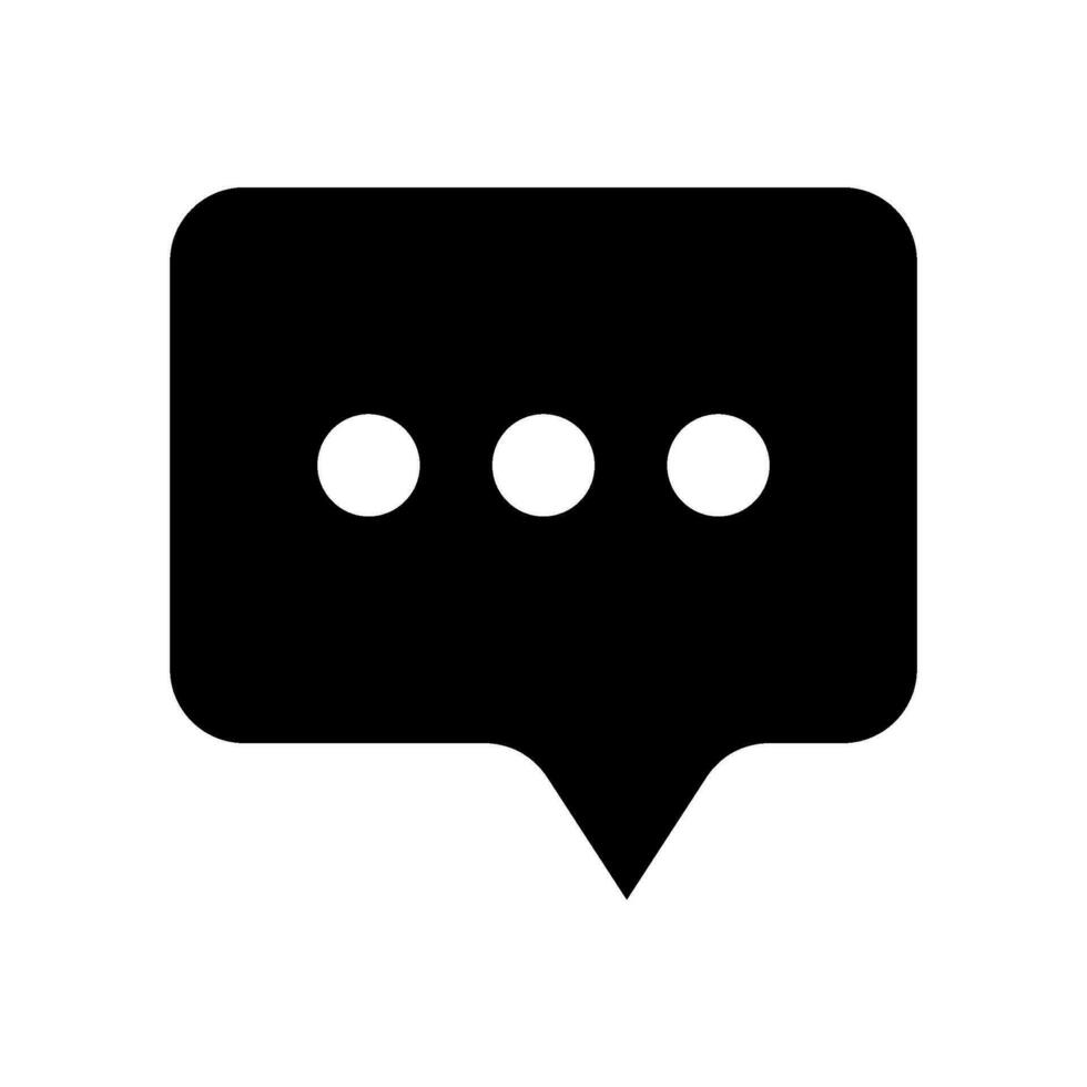 Chat Icon Vector Symbol Design Illustration