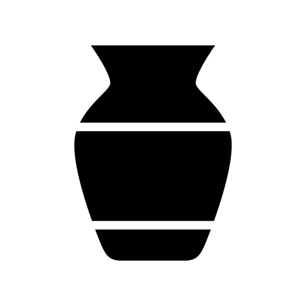 Vase Icon Vector Symbol Design Illustration