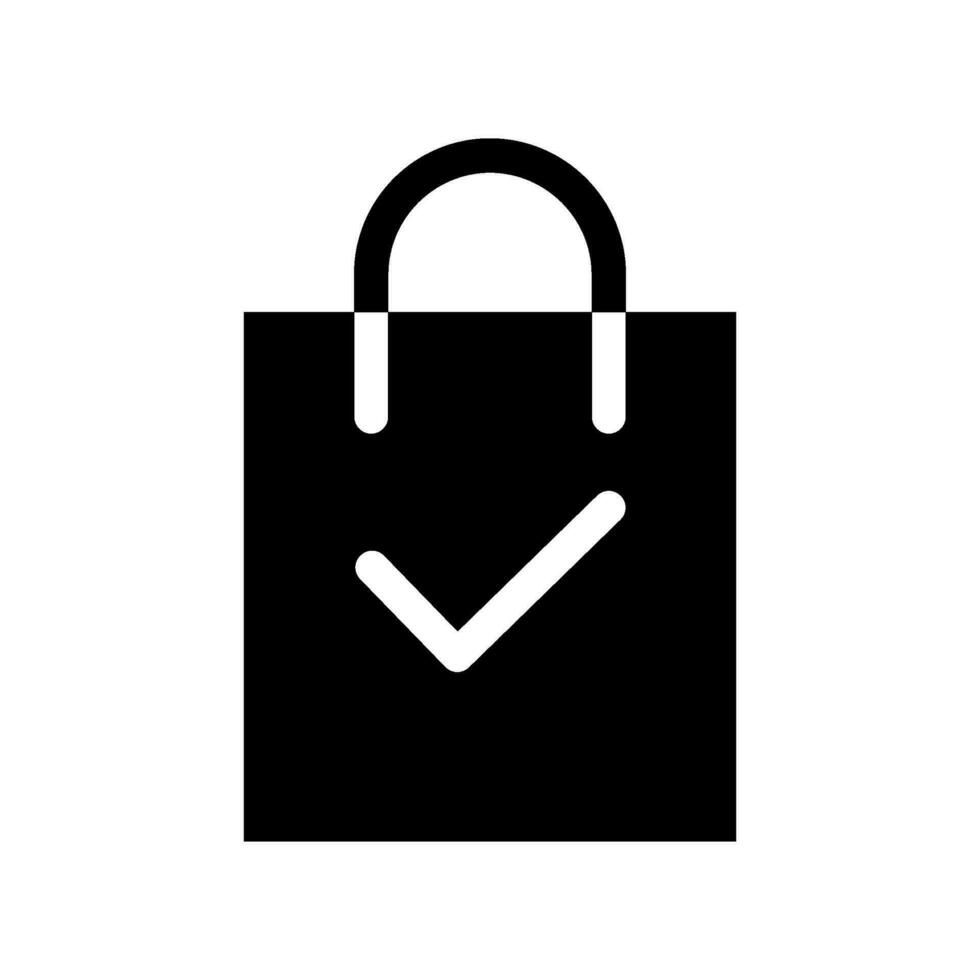 Bag Icon Vector Symbol Design Illustration