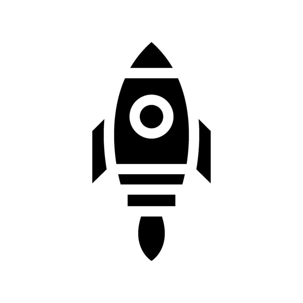 Rocket Icon Vector Symbol Design Illustration