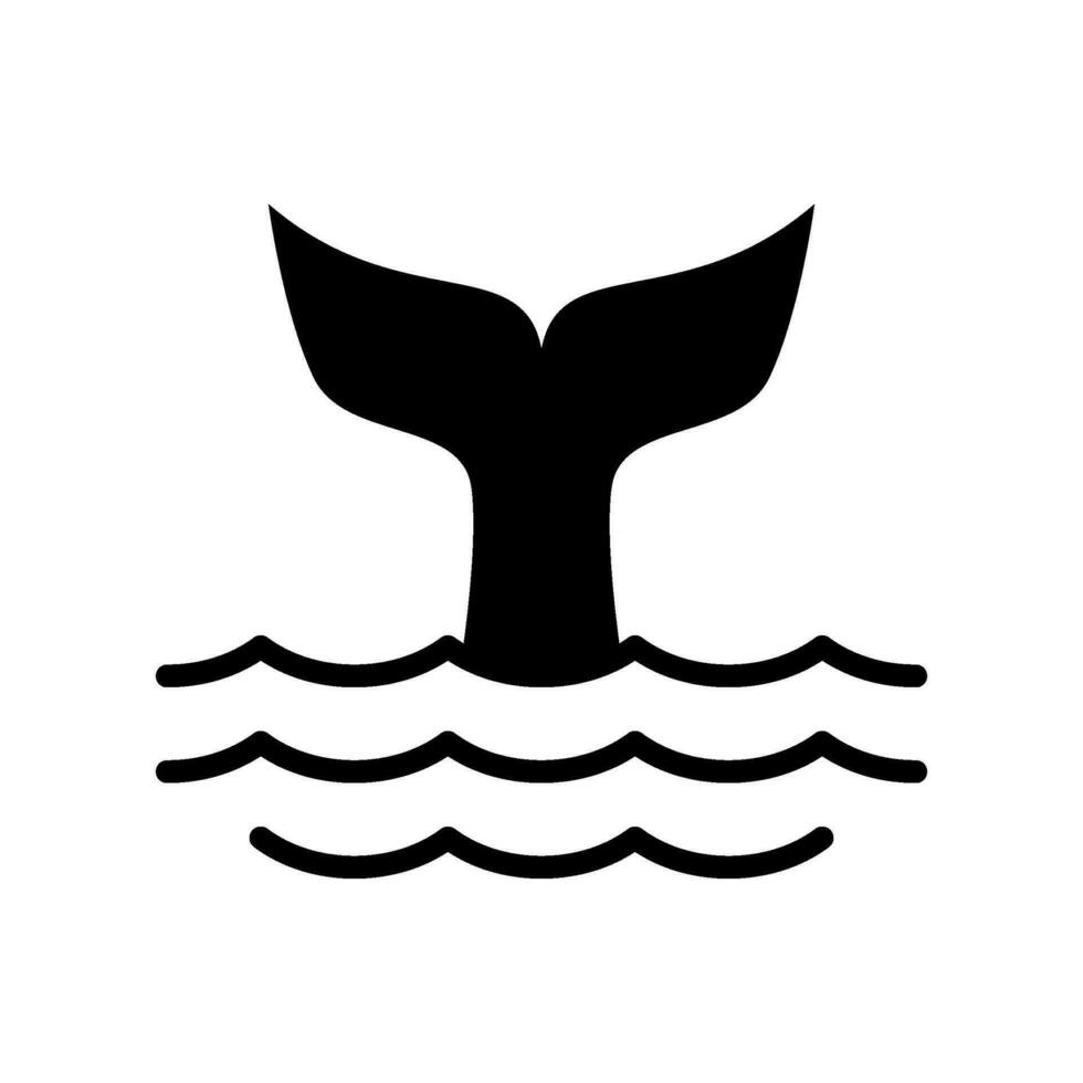 Whale Icon Vector Symbol Design Illustration