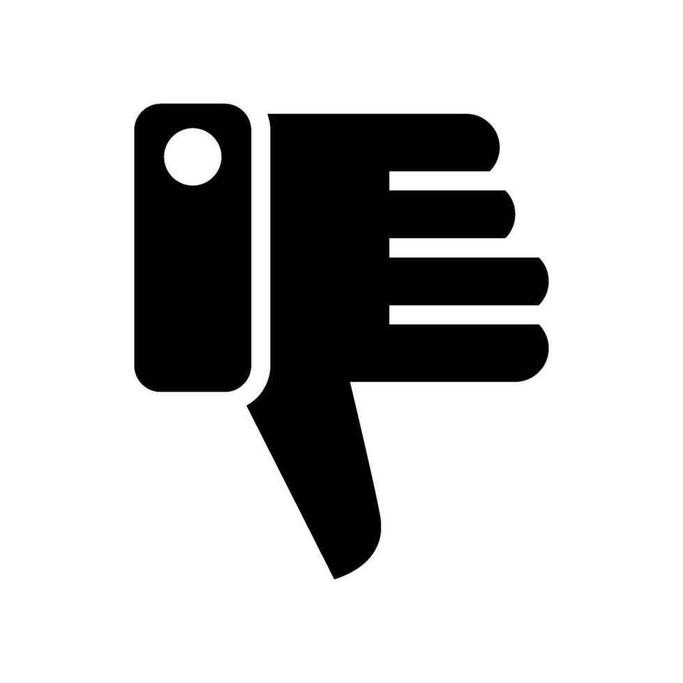 disgusto icono vector símbolo diseño ilustración