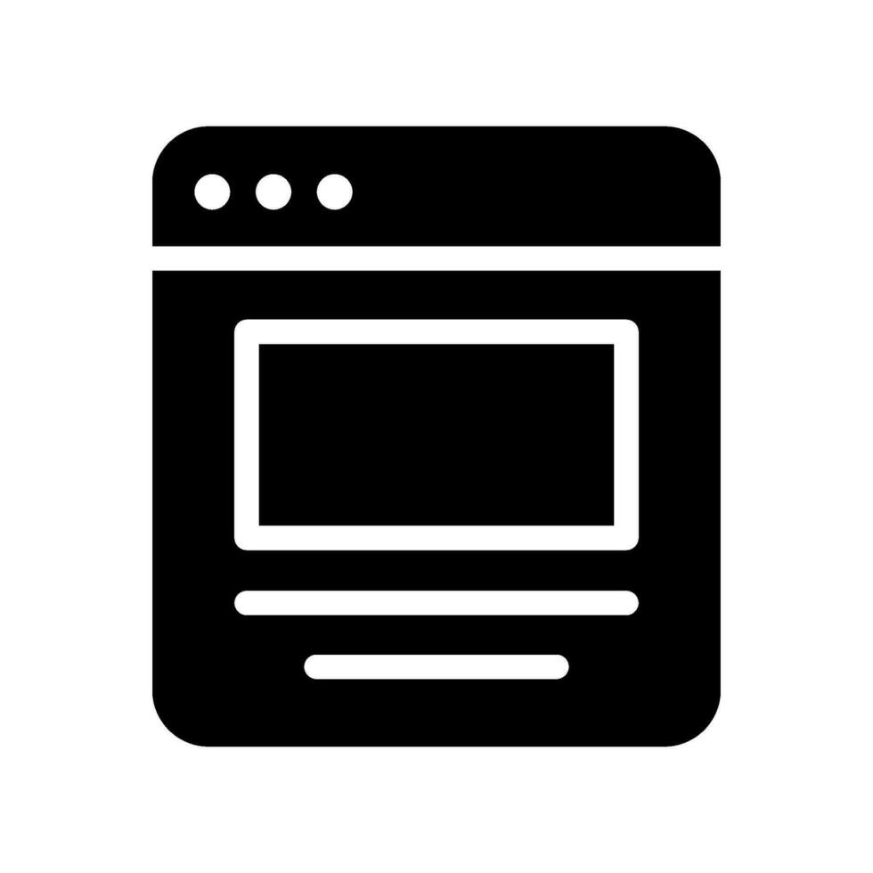 Website Icon Vector Symbol Design Illustration