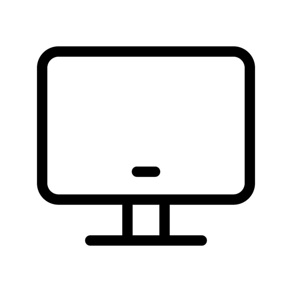 ordenador personal icono vector símbolo diseño ilustración