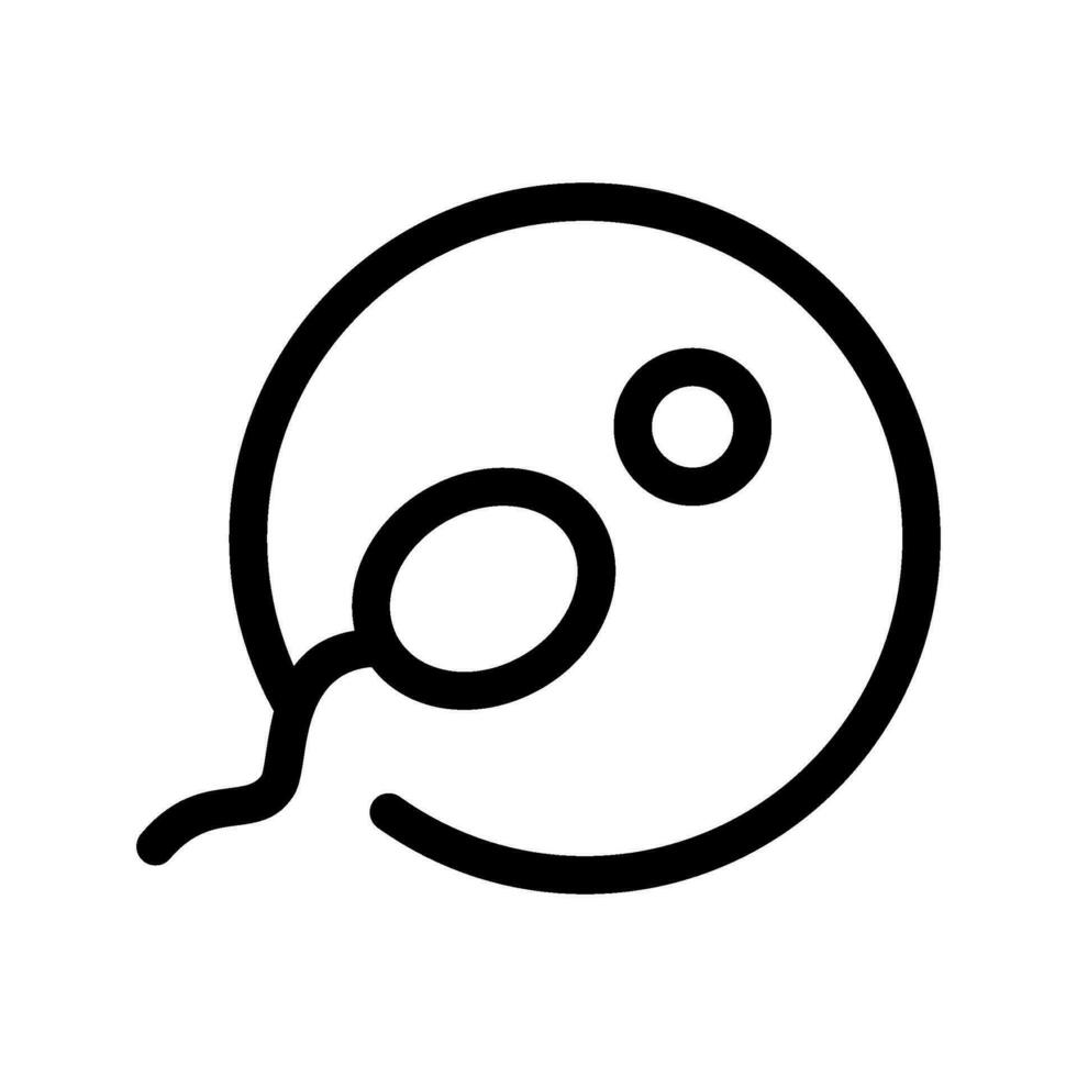 esperma icono vector símbolo diseño ilustración