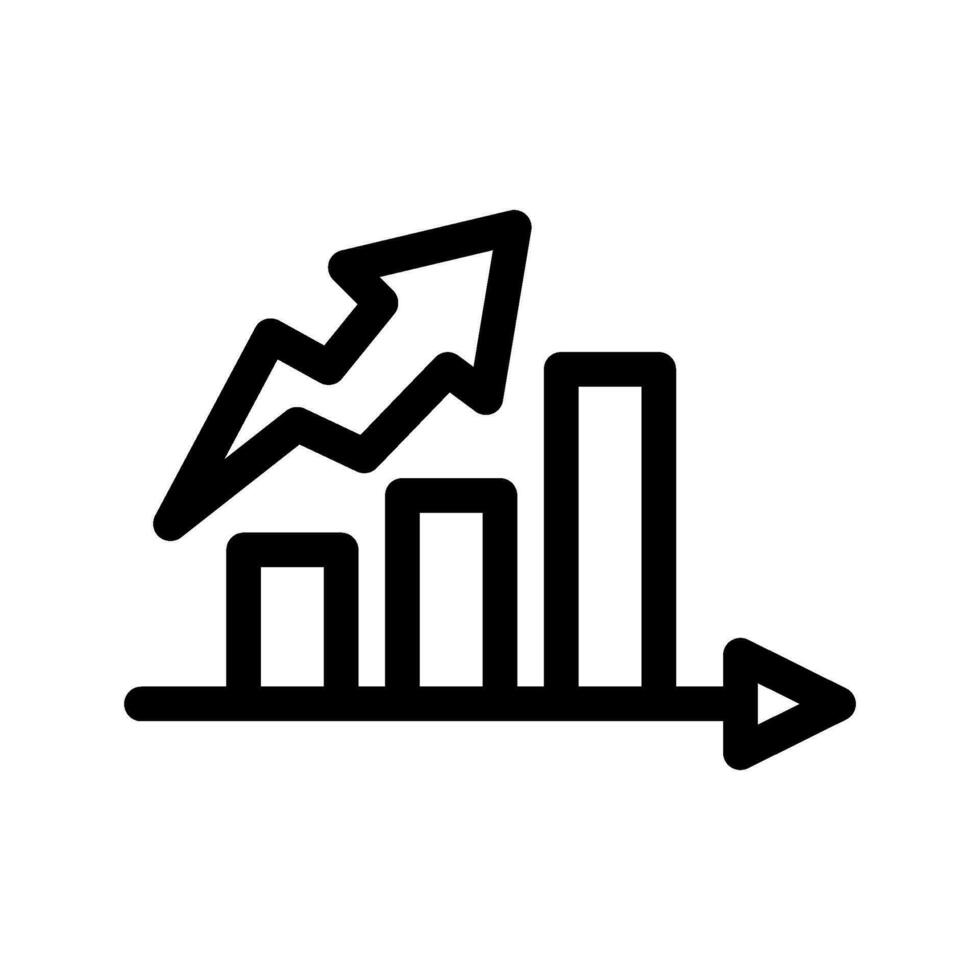 Chart Icon Vector Symbol Design Illustration