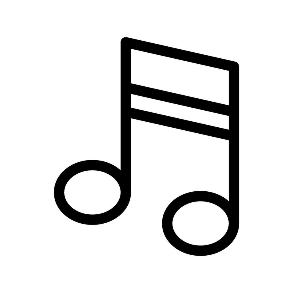 Music Notes Icon Vector Symbol Design Illustration