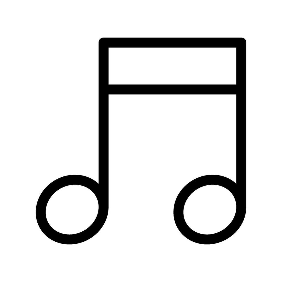 Music Notes Icon Vector Symbol Design Illustration