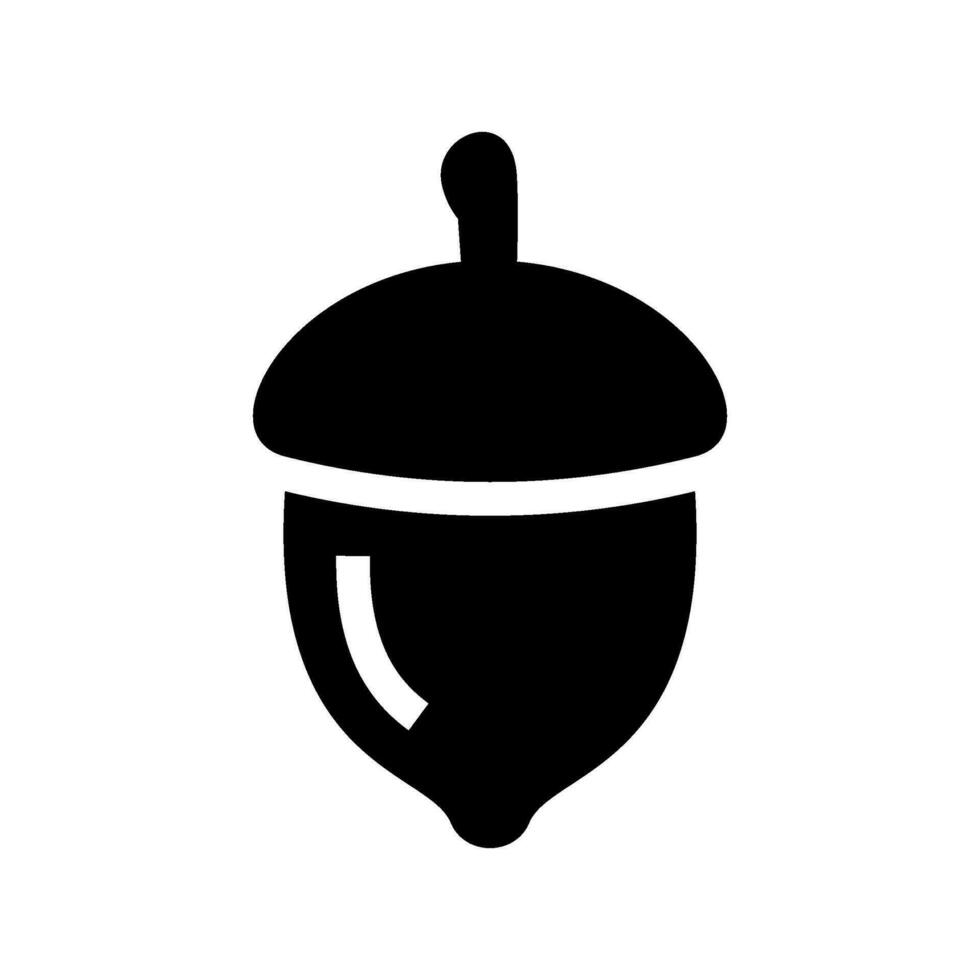 bellota icono vector símbolo diseño ilustración