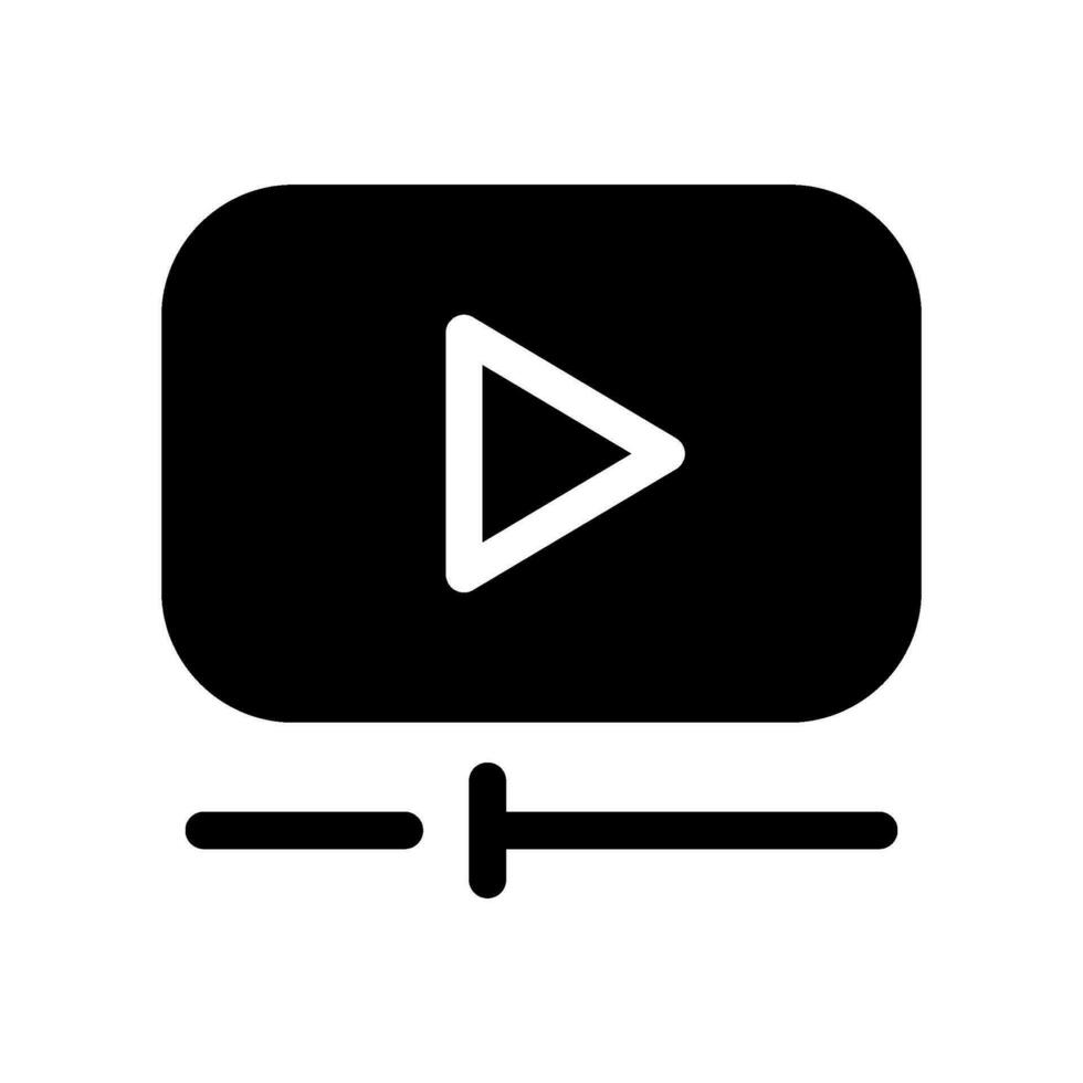 Streaming Icon Vector Symbol Design Illustration