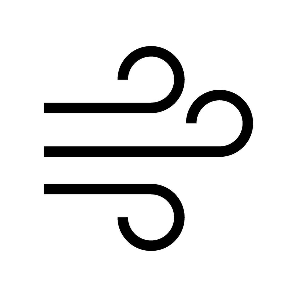 Wind Icon Vector Symbol Design Illustration