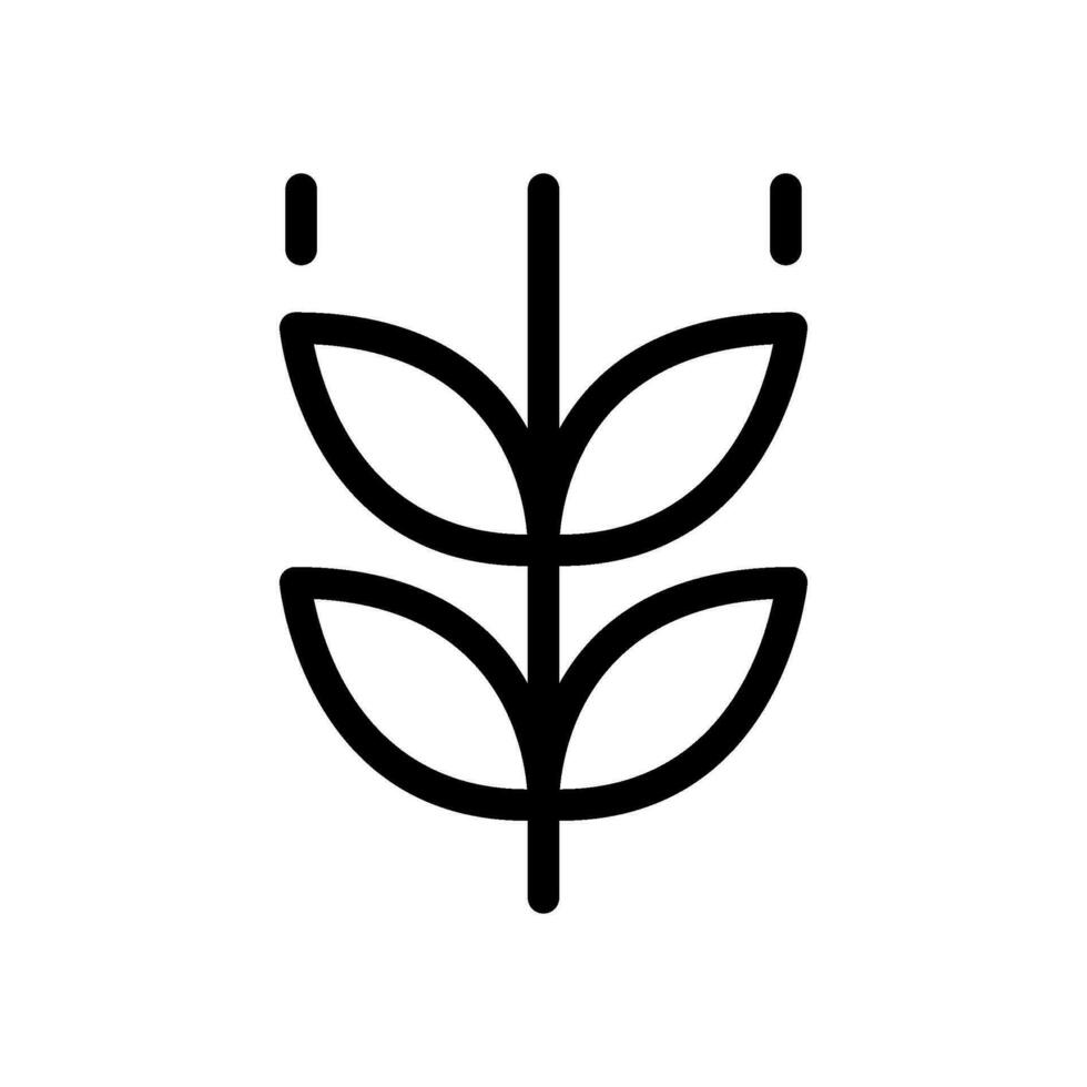 Wheat Icon Vector Symbol Design Illustration