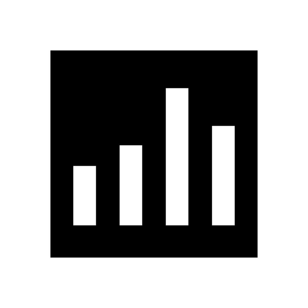 Chart Icon Vector Symbol Design Illustration
