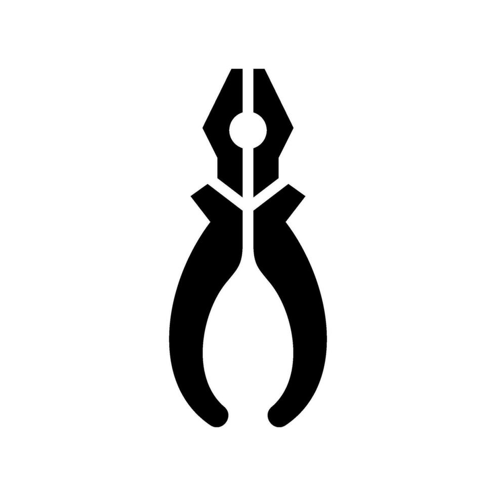 Pliers Icon Vector Symbol Design Illustration