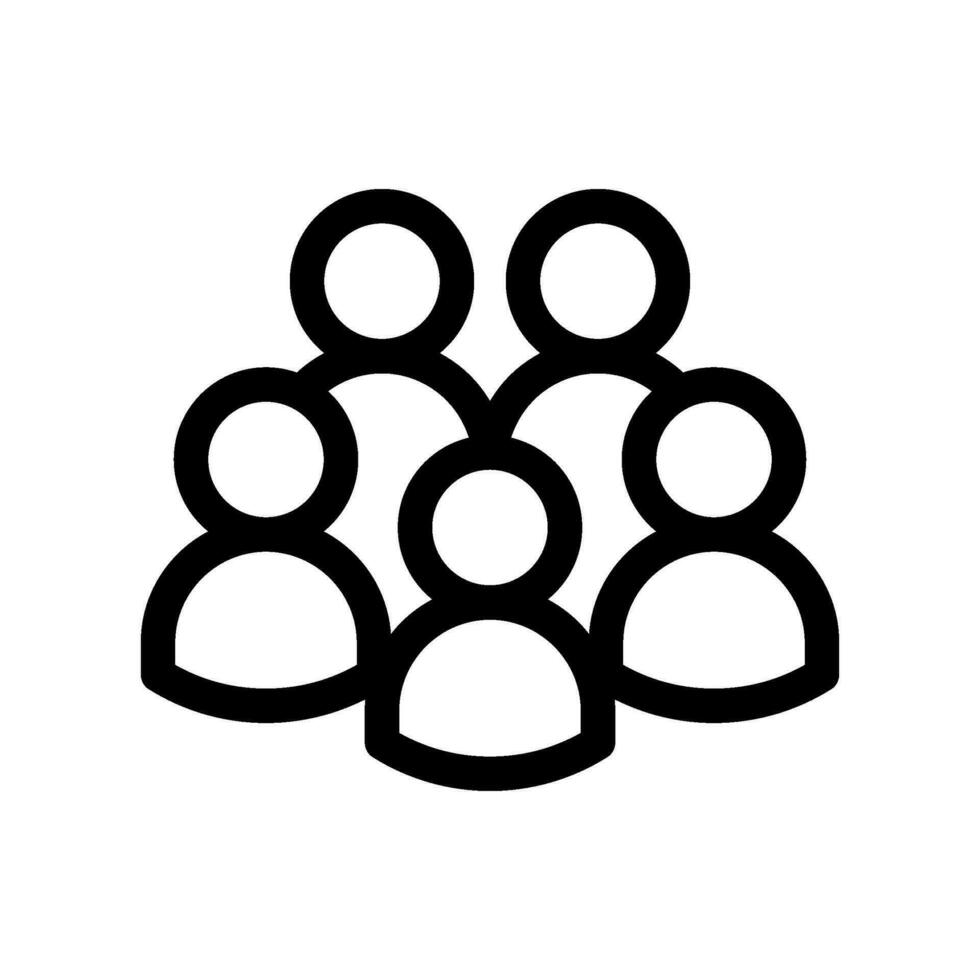 Group Icon Vector Symbol Design Illustration