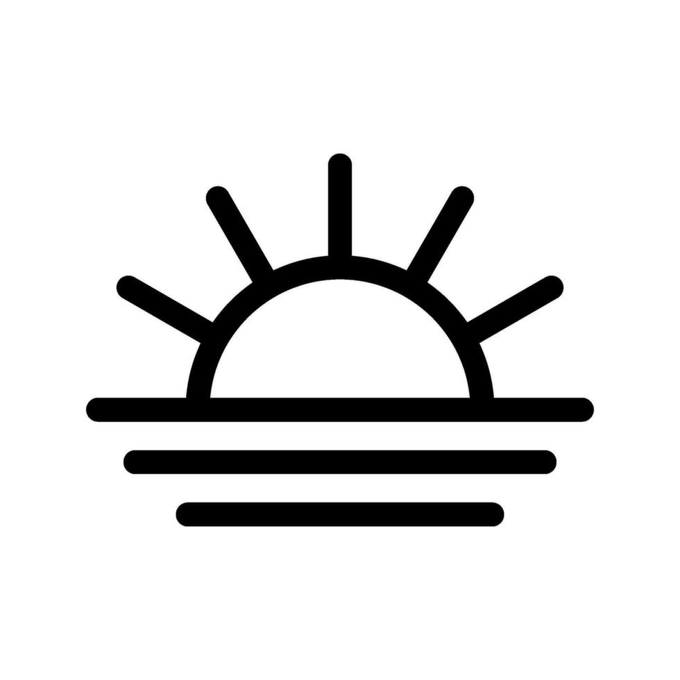 Mañana icono vector símbolo diseño ilustración