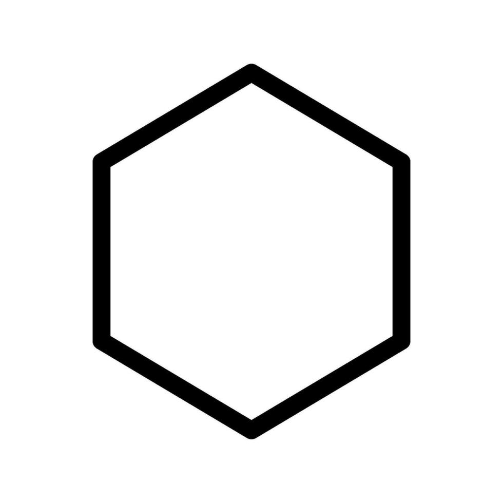 Hexagon Icon Vector Symbol Design Illustration