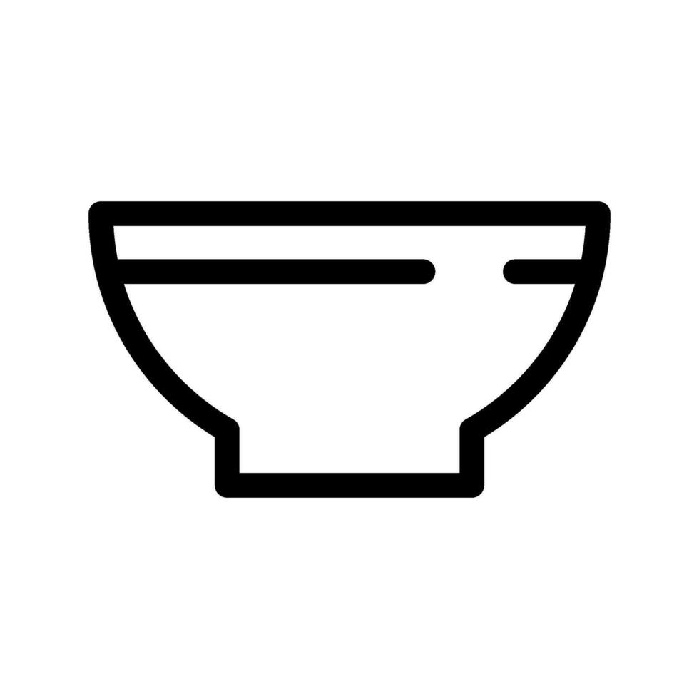 Bowl Icon Vector Symbol Design Illustration