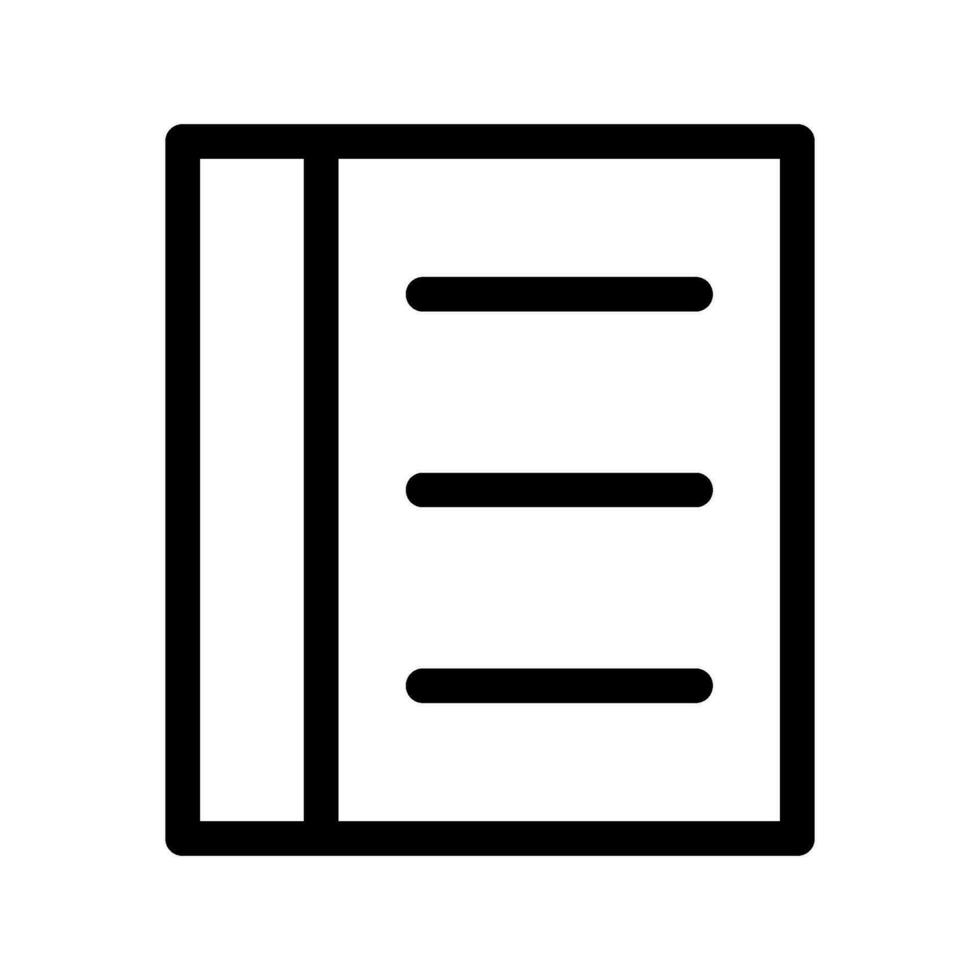 Notebook Icon Vector Symbol Design Illustration