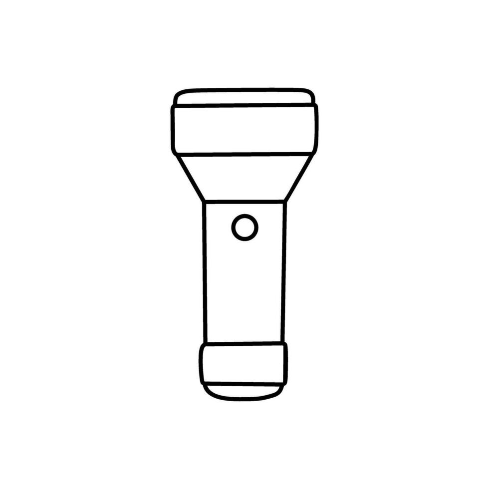 Flashlight icon vector. lantern illustration sign. lamp symbol. light logo. vector