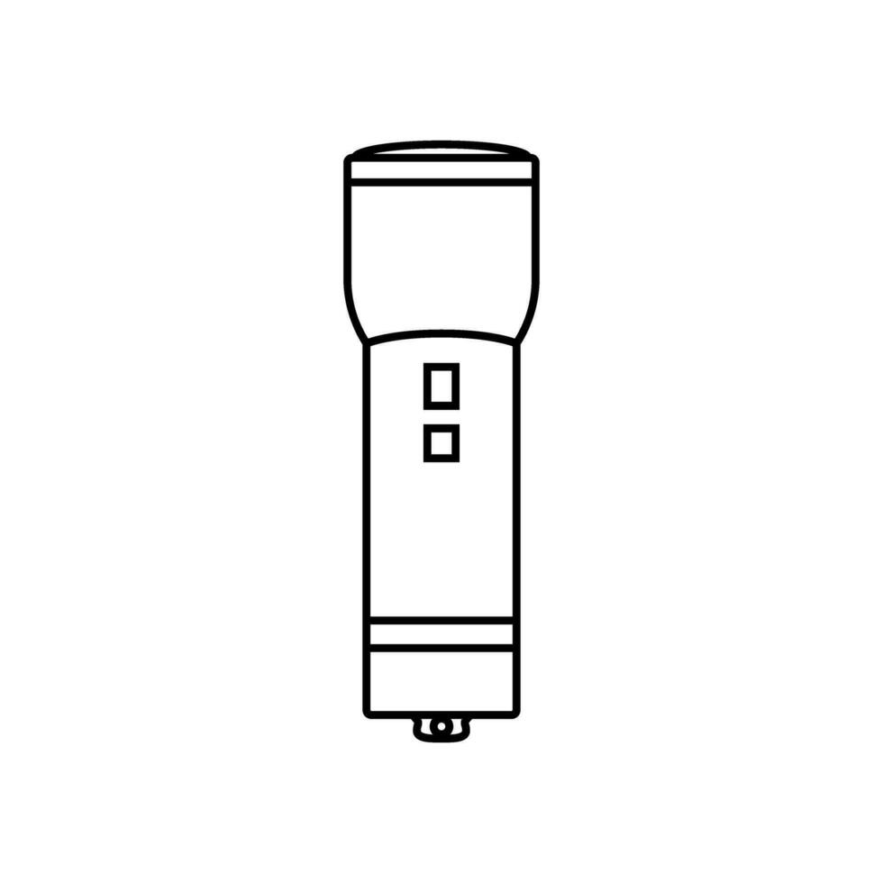 Flashlight icon vector. lantern illustration sign. lamp symbol. light logo. vector
