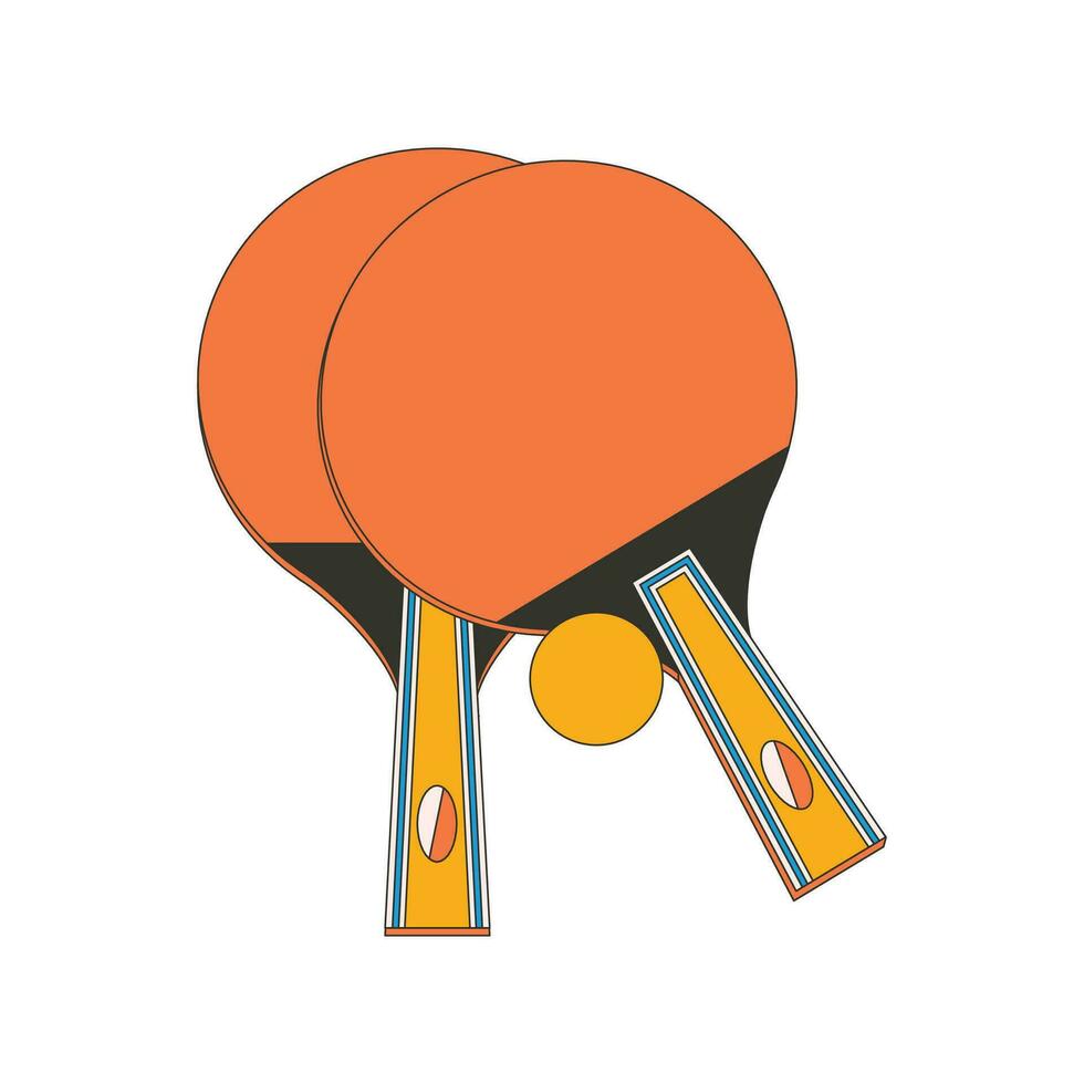 Little tennis, ball. Various Sport equipment. Fitness inventory, gym accessories. Workout stuff bundle. vector