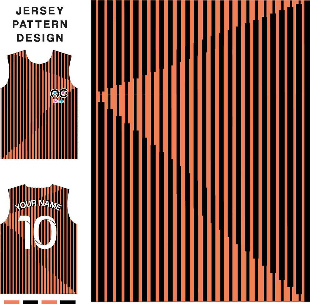 Abstract striped triangle concept vector jersey pattern template for printing or sublimation sports uniforms football volleyball basketball e-sports cycling and fishing Free Vector.