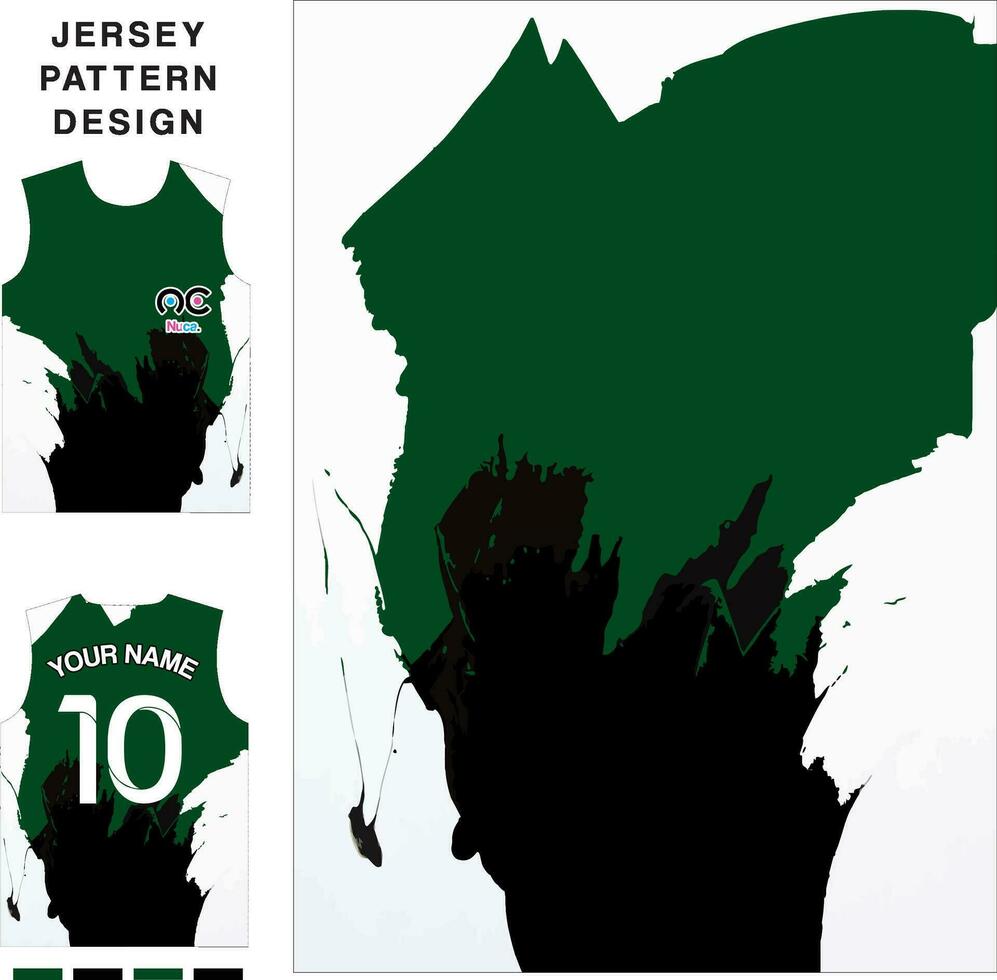 Abstract painting concept vector jersey pattern template for printing or sublimation sports uniforms football volleyball basketball e-sports cycling and fishing Free Vector.