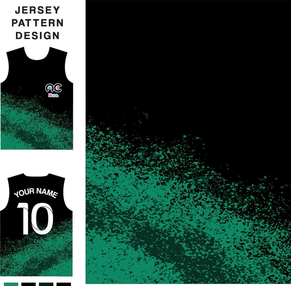 Abstract grunge concept vector jersey pattern template for printing or sublimation sports uniforms football volleyball basketball e-sports cycling and fishing Free Vector.